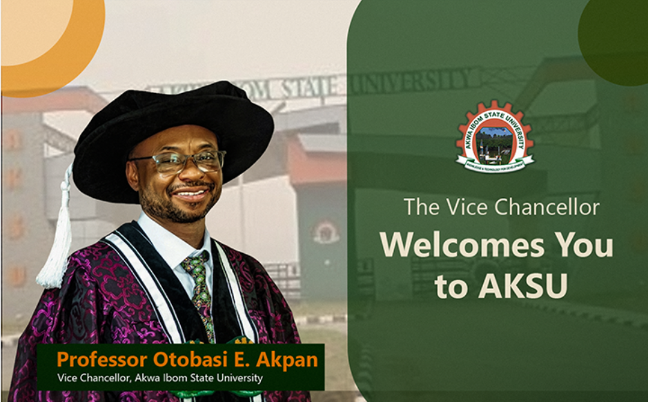 The Vice Chancellor Welcomes You to AKSU